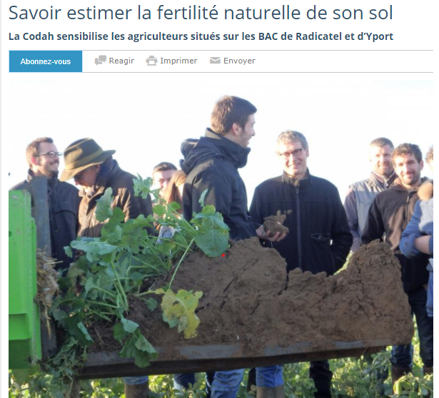 illustration de l'article de presse Savoir estimer la fertilité naturelle de son sol